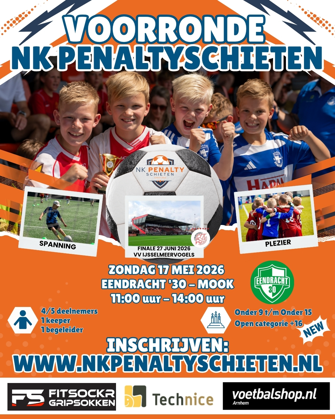 Voorronde NK Penaltyschieten voor derde keer bij Eendracht ’30