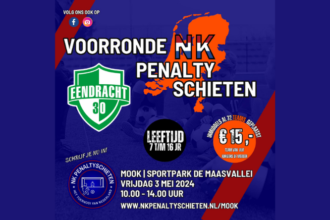 Doe mee met het NK Penaltyschieten bij Eendracht!