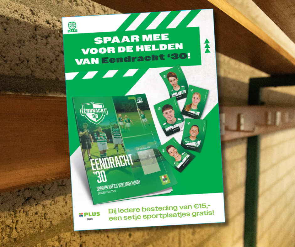 Sportplaatjes Ruildag bij Eendracht op Zaterdag 21 december